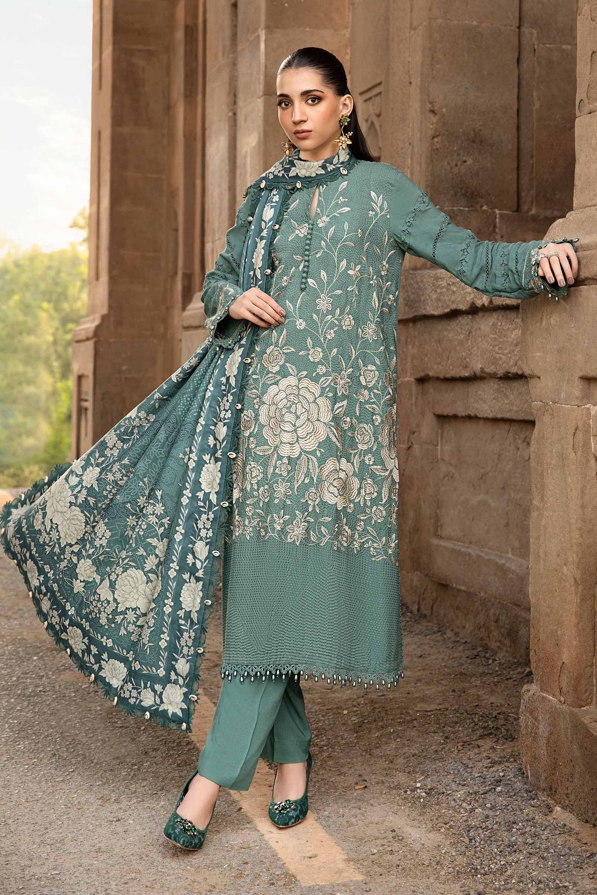 Maria B | M Prints Winter 24 | MPT-2408-A - House Of Anaya