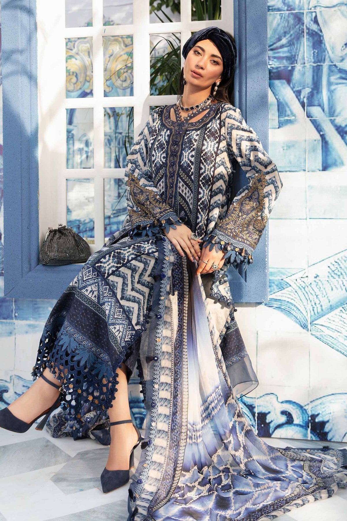 Maria.B | M Print Eid Edit | MPT-2208-B - House Of Anaya