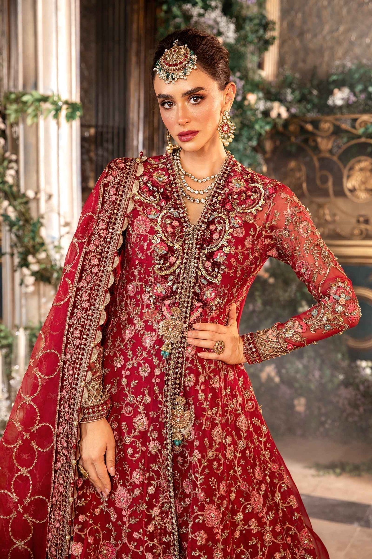 Maria B | Mbroidered Formals 24 | Organza Suit | BD-2908 - House Of Anaya
