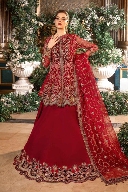 MARIA B__3 Piece Embroidered Organza Suit | BD-2908