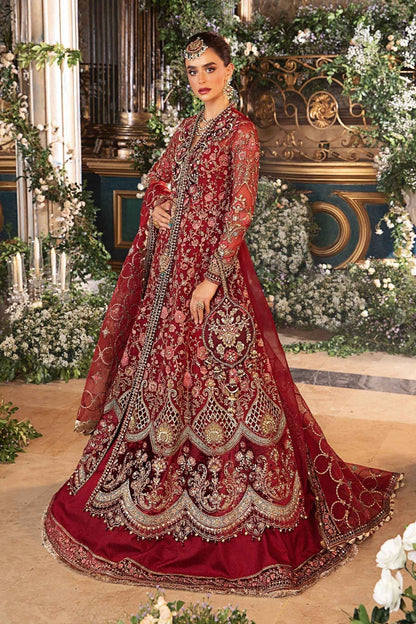 Maria B | Mbroidered Formals 24 | Organza Suit | BD-2908 - House Of Anaya