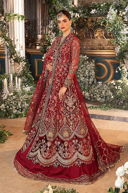 MARIA B__3 Piece Embroidered Organza Suit | BD-2908