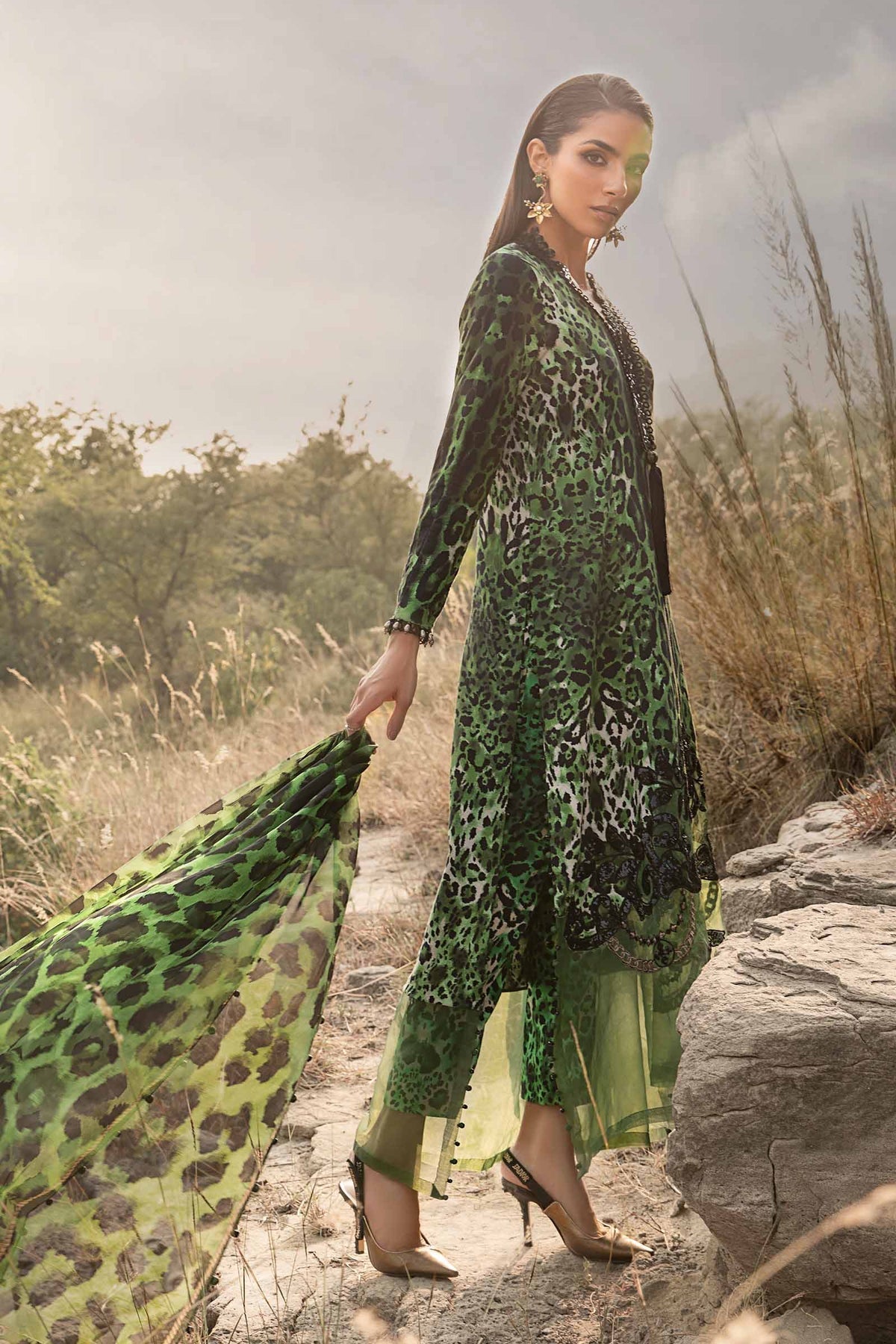 Maria B | M Prints Winter 24 | MPT-2409-A - House Of Anaya