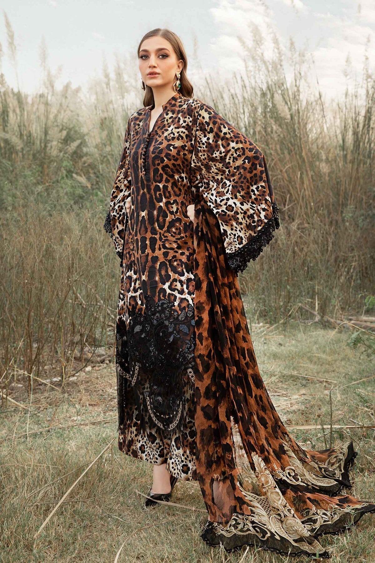 Maria B | M Prints Winter 24 | MPT-2409-B - House Of Anaya