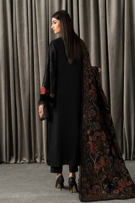 Maria B | Winter Luxe Pret 25 | WLS-1309-Black