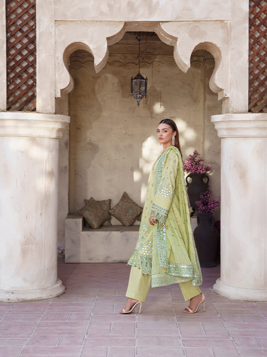 Zebtan | Zeenat Luxury Lawn Eid Collection | ZL 02 - House Of Anaya