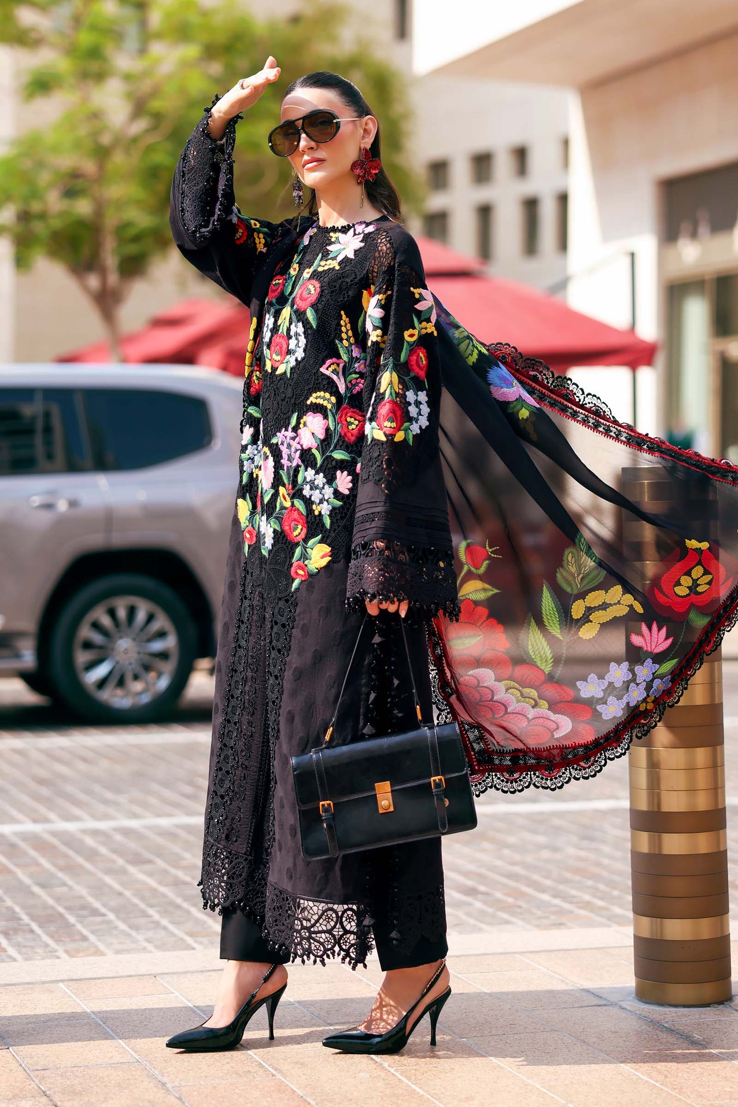 Maria B | Edit Lawn’26 | 3 Piece Unstitched Embroidered Jacquard Lawn Suit
