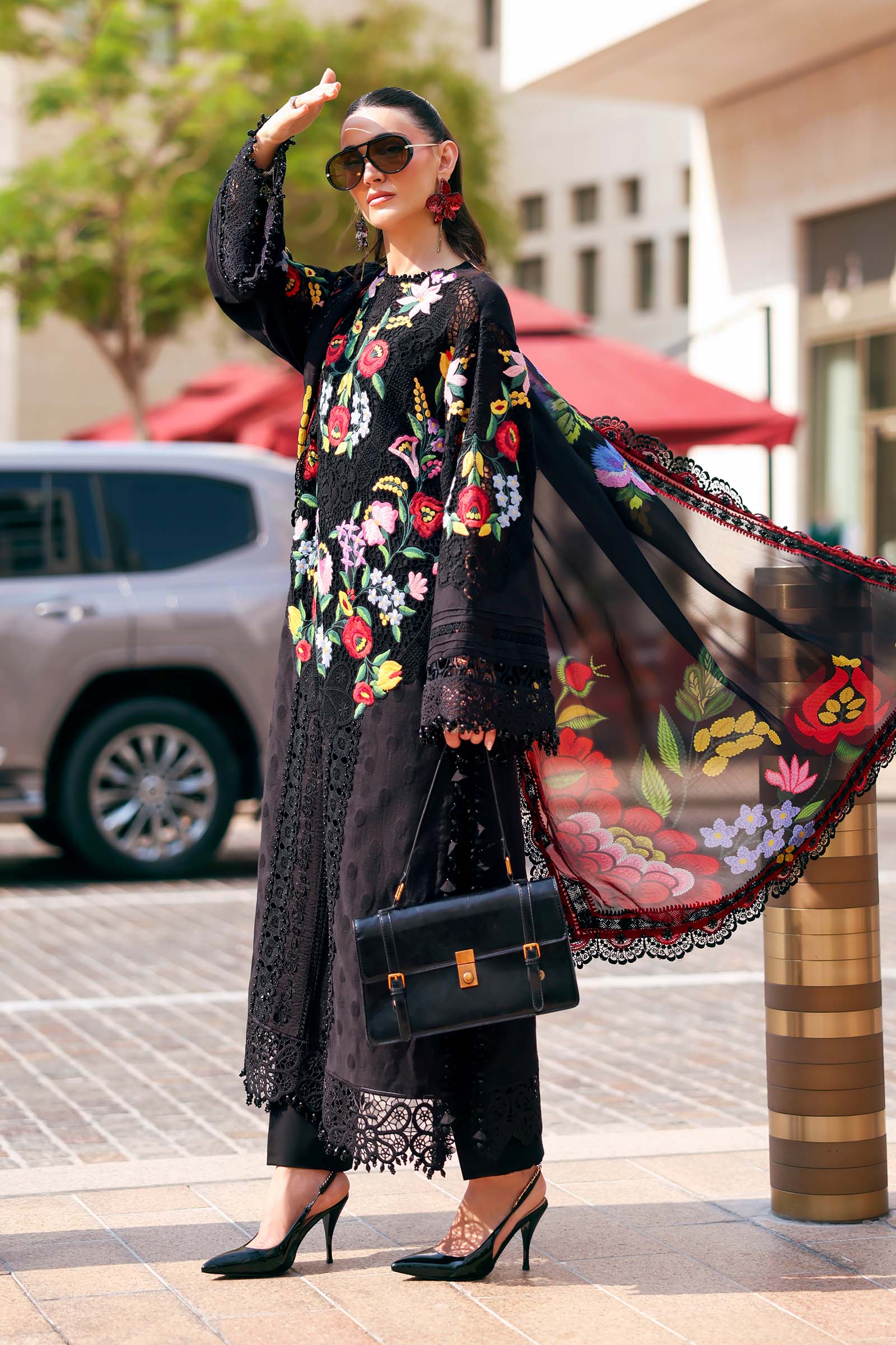 Maria B | Edit Lawn’26 | 3 Piece Unstitched Embroidered Jacquard Lawn Suit