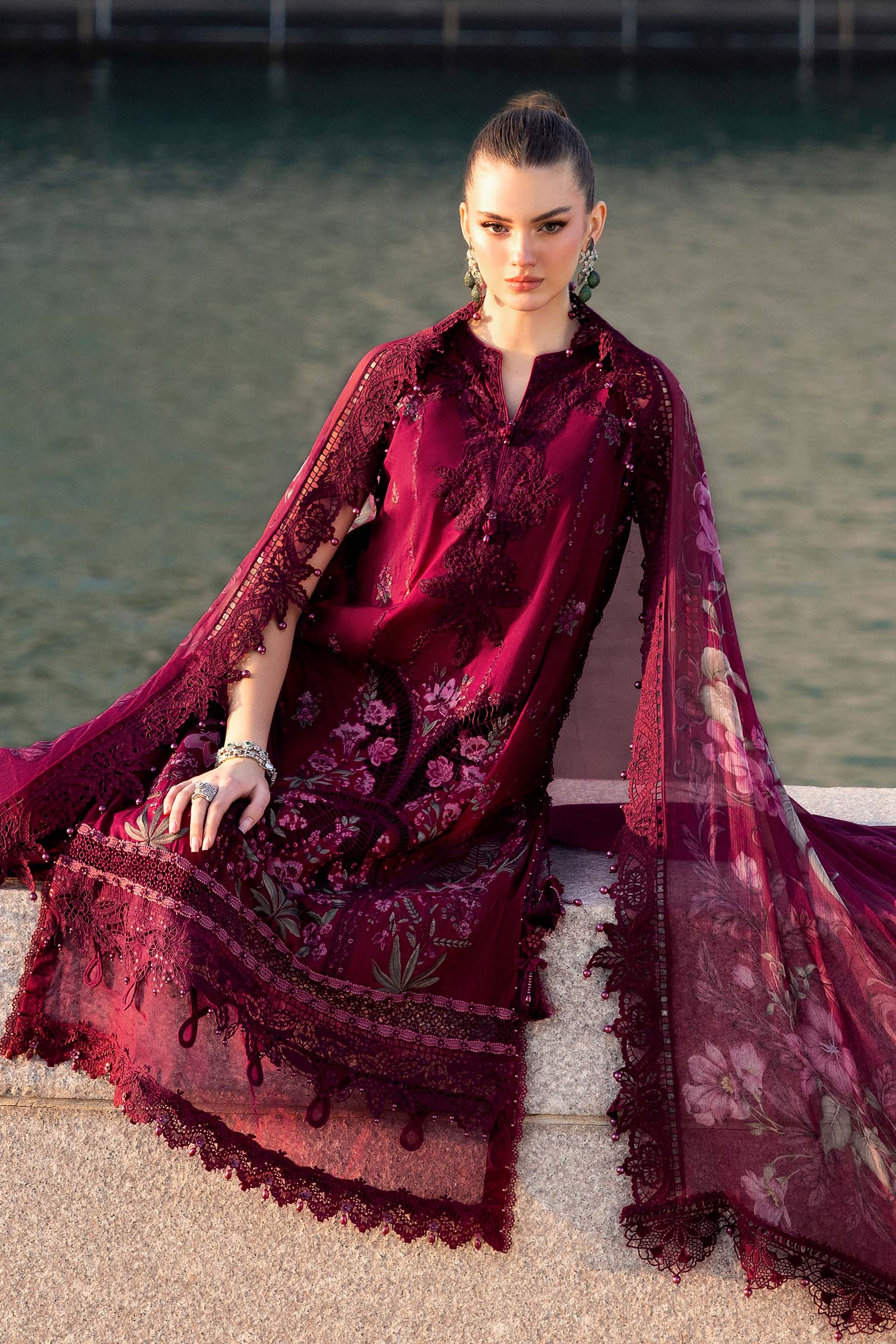 Maria B | Edit Lawn’26 | 3 Piece Unstitched Embroidered Lawn Suit