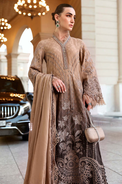 3 Piece Unstitched Embroidered Jacquard Lawn Suit