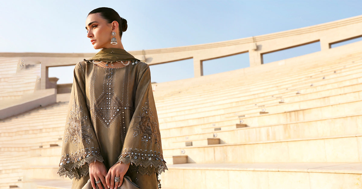 Maria B | Edit Lawn’26 | 3 Piece Unstitched Embroidered Jacquard Lawn Suit