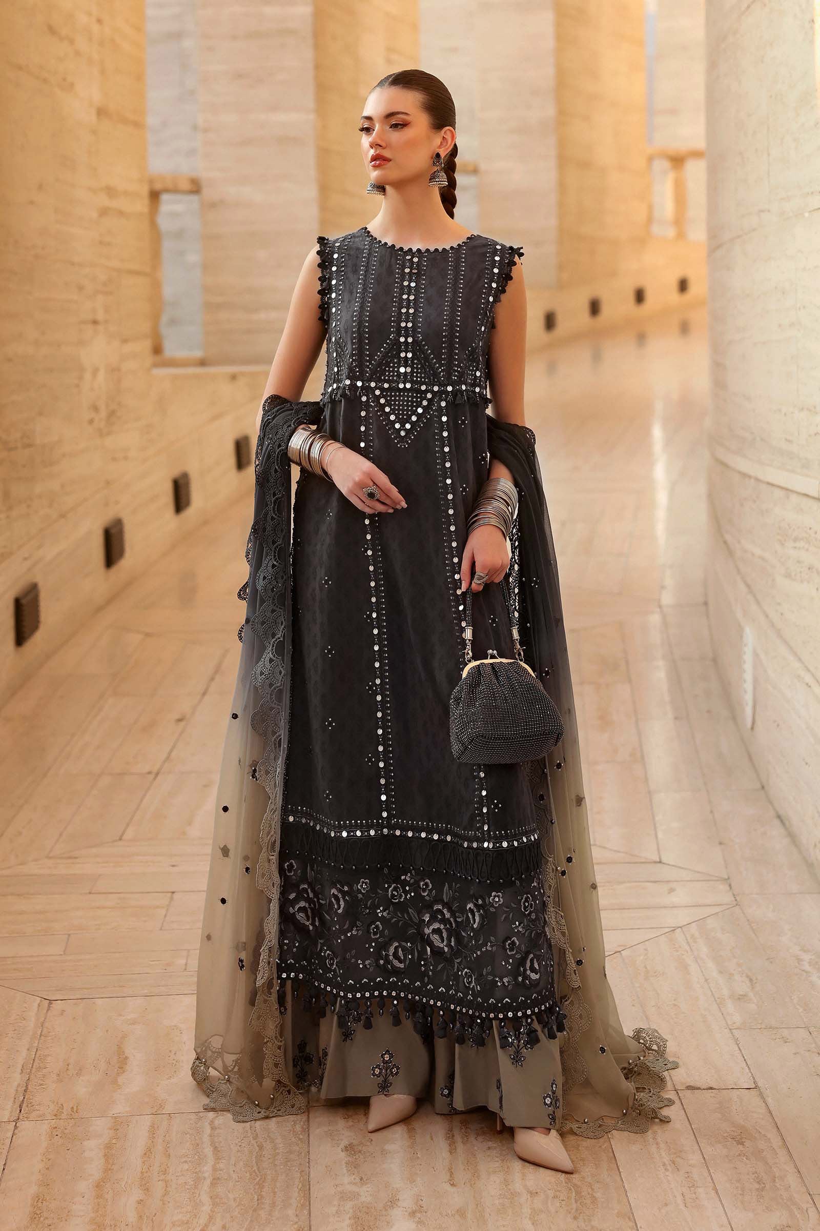 Maria B | Edit Lawn’26 | 3 Piece Unstitched Embroidered Jacquard Lawn Suit