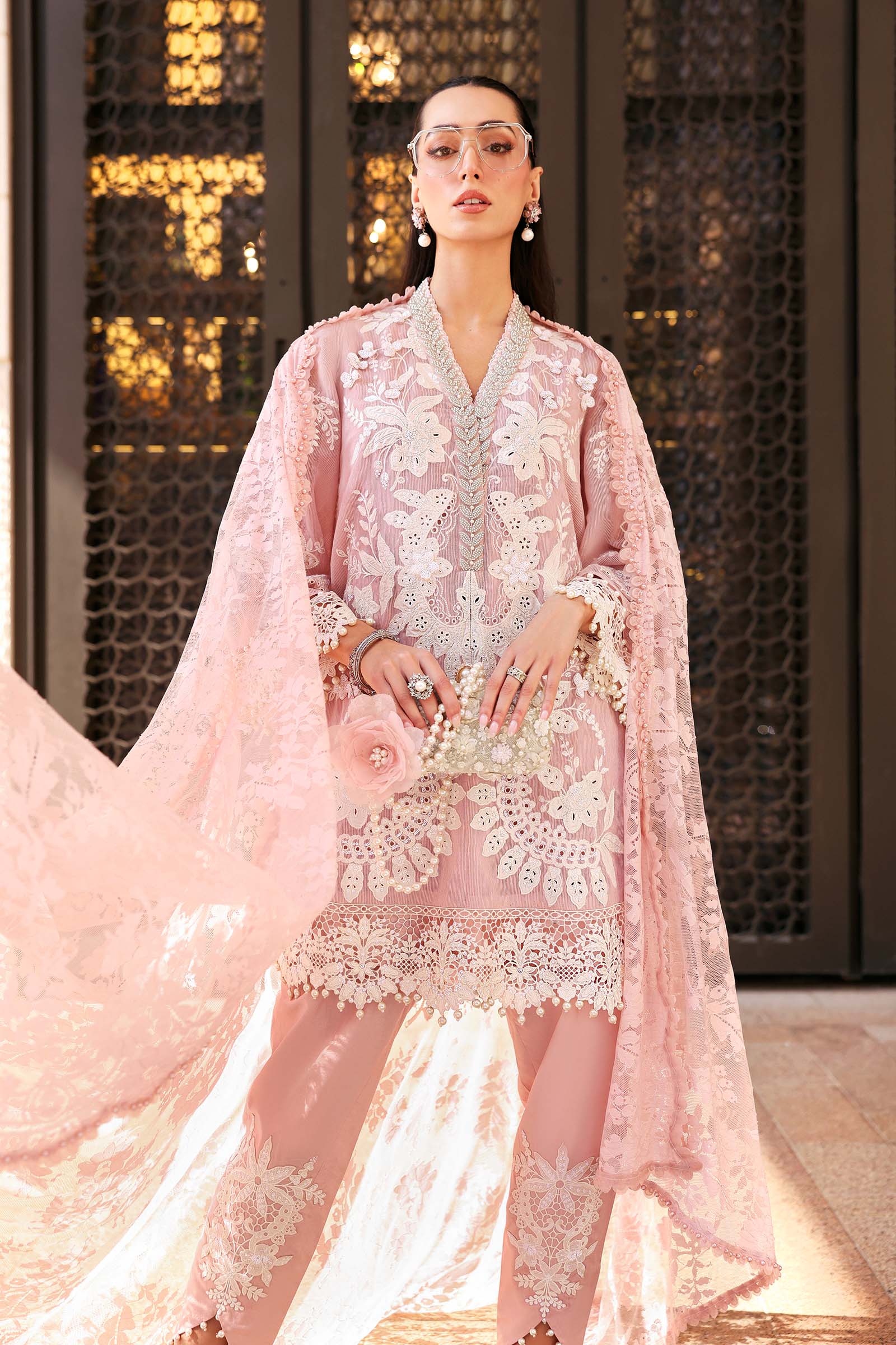 Maria B | Edit Lawn’26 | 3 Piece Unstitched Embroidered Lawn Karandi Suit
