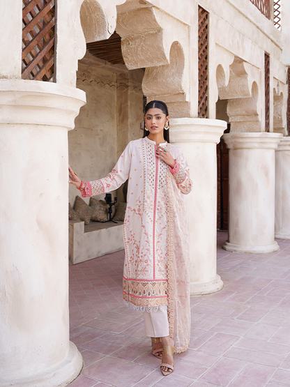 Zebtan | Zeenat Luxury Lawn Eid Collection | ZL 01 - House Of Anaya
