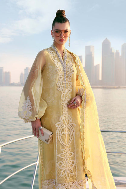 Maria B | Edit Lawn’26 | 3 Piece Unstitched Embroidered Organza Suit