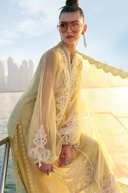 Maria B | Edit Lawn’26 | 3 Piece Unstitched Embroidered Organza Suit