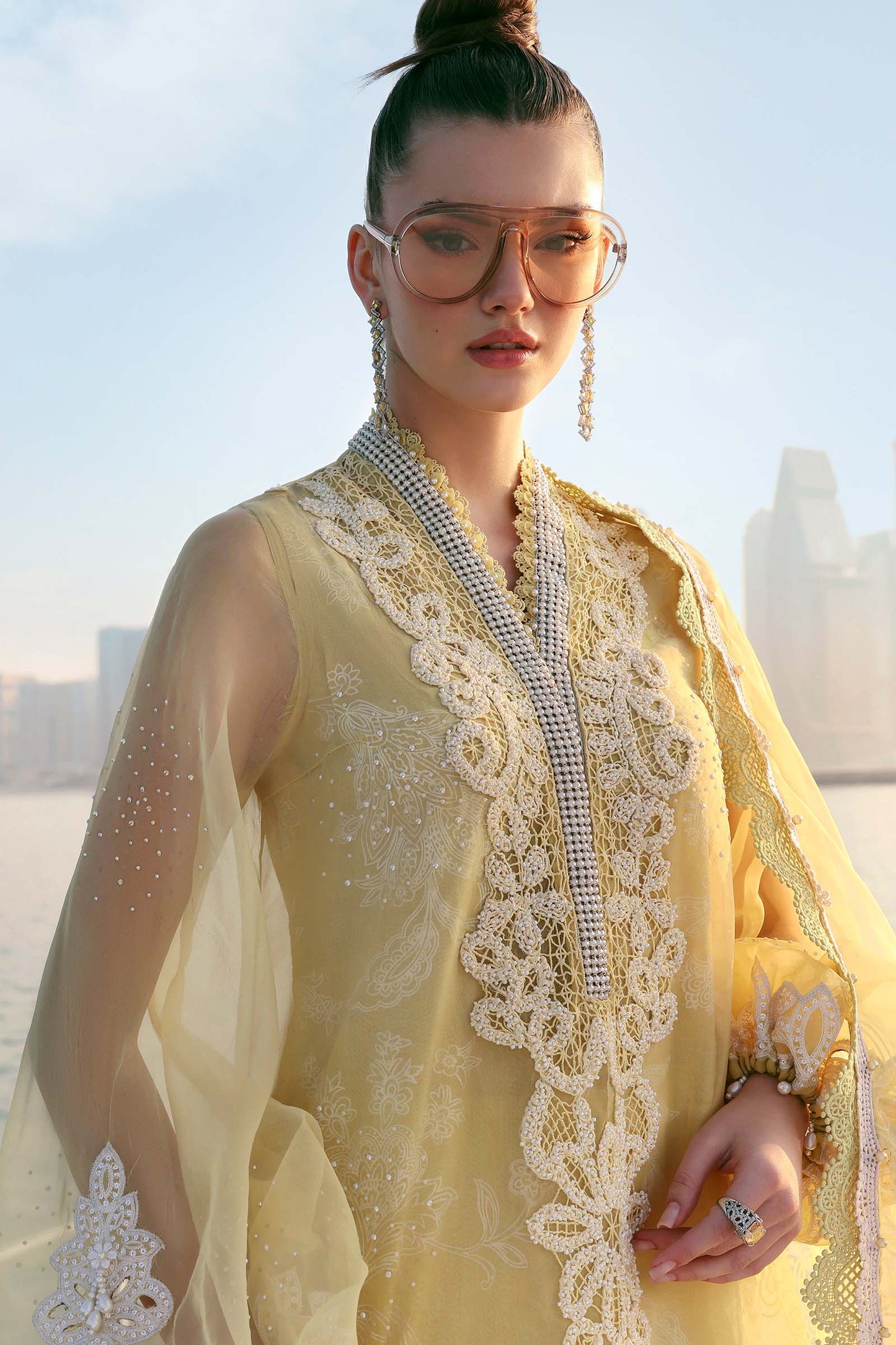 Maria B | Edit Lawn’26 | 3 Piece Unstitched Embroidered Organza Suit