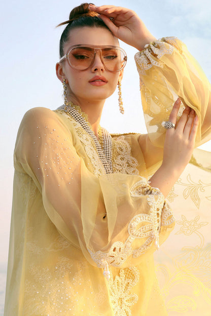 Maria B | Edit Lawn’26 | 3 Piece Unstitched Embroidered Organza Suit
