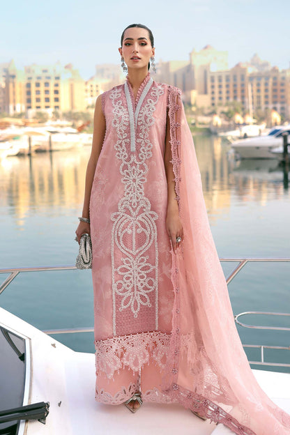 Maria B | Edit Lawn’26 | 3 Piece Unstitched Embroidered Organza Suit