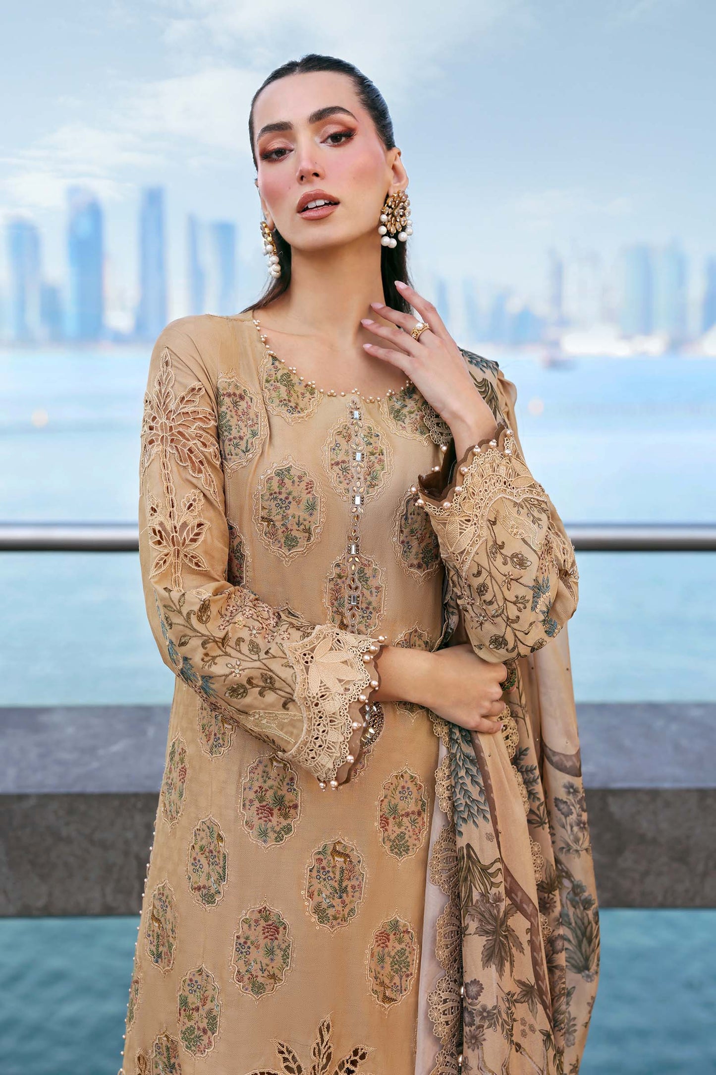 Maria B | Edit Lawn’26 | 3 Piece Unstitched Embroidered Jacquard Lawn Suit