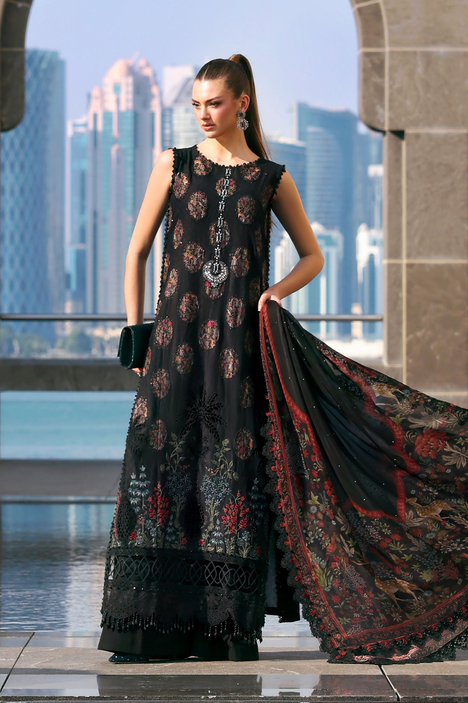 Maria B | Edit Lawn’26 | 3 Piece Unstitched Embroidered Jacquard Lawn Suit