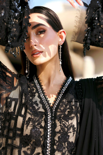 Maria B | Edit Lawn’26 | 3 Piece Unstitched Embroidered Net Suit