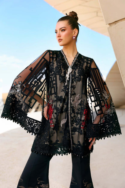 Maria B | Edit Lawn’26 | 3 Piece Unstitched Embroidered Net Suit