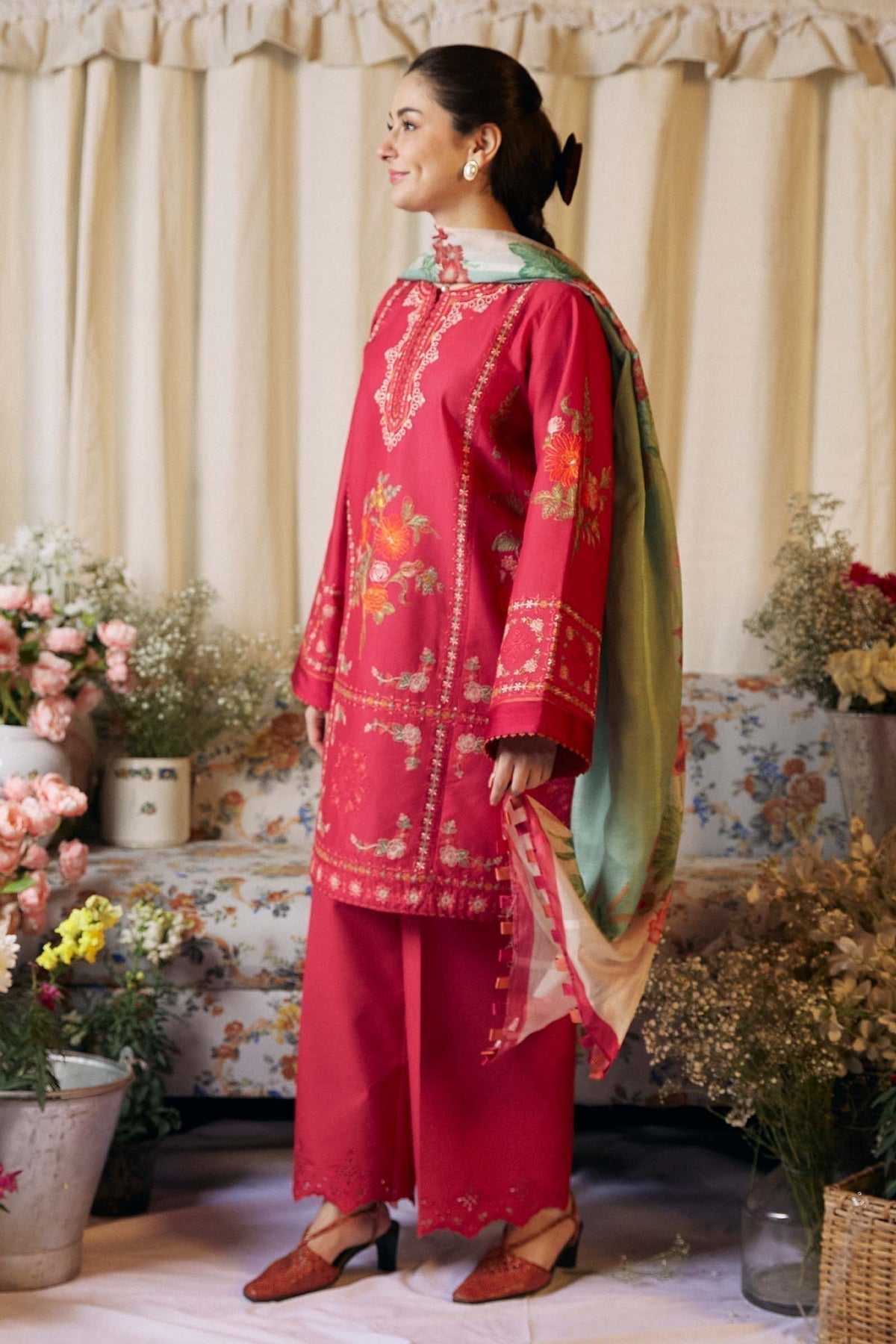 Zara Shahjahan | Coco Lawn Vol 2 | DAHLIA-1A - House Of Anaya