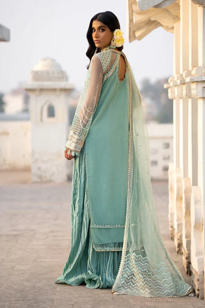 Ittehad | Dilruba Wedding Formals | ESDR76-SUT-GRN - House Of Anaya