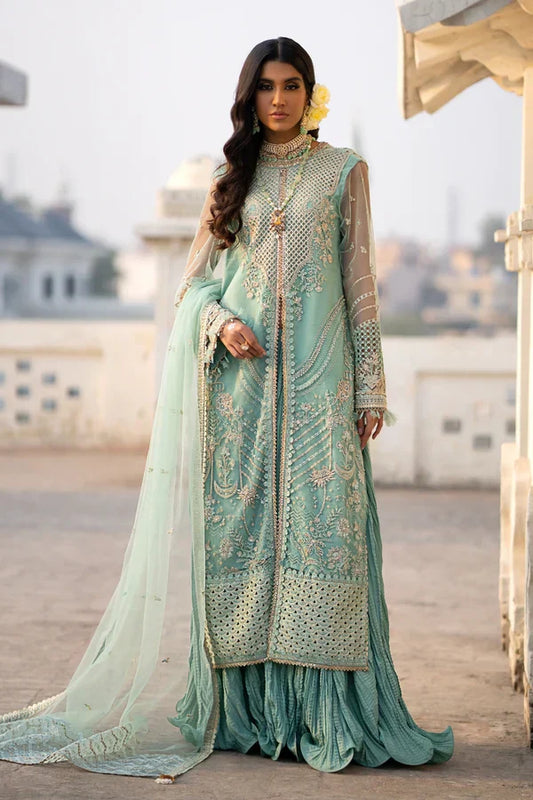 Ittehad | Dilruba Wedding Formals | ESDR76-SUT-GRN - House Of Anaya