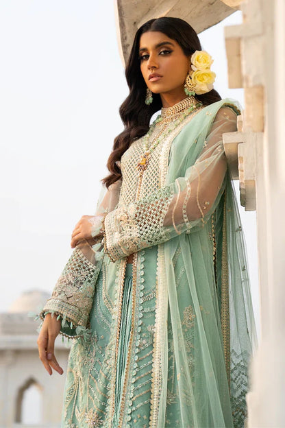 Ittehad | Dilruba Wedding Formals | ESDR76-SUT-GRN - House Of Anaya