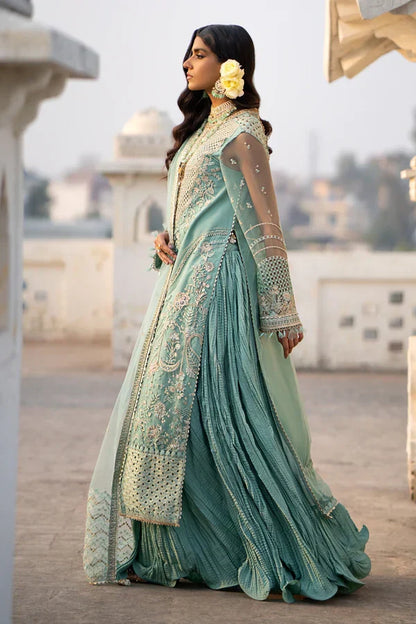 Ittehad | Dilruba Wedding Formals | ESDR76-SUT-GRN - House Of Anaya