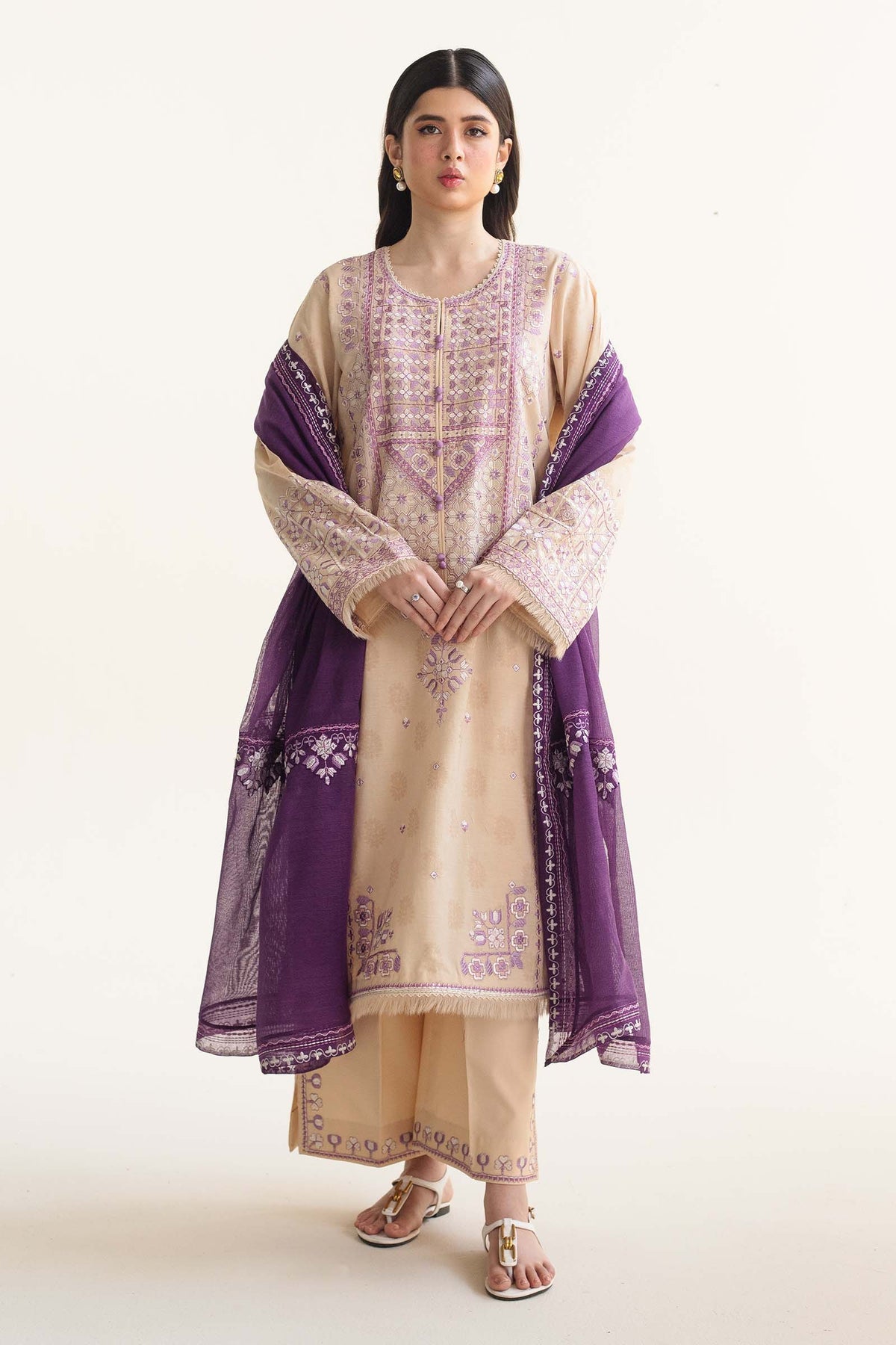 Zara Shahjahan | Coco Lawn Vol 2 | DINARA-5B - House Of Anaya