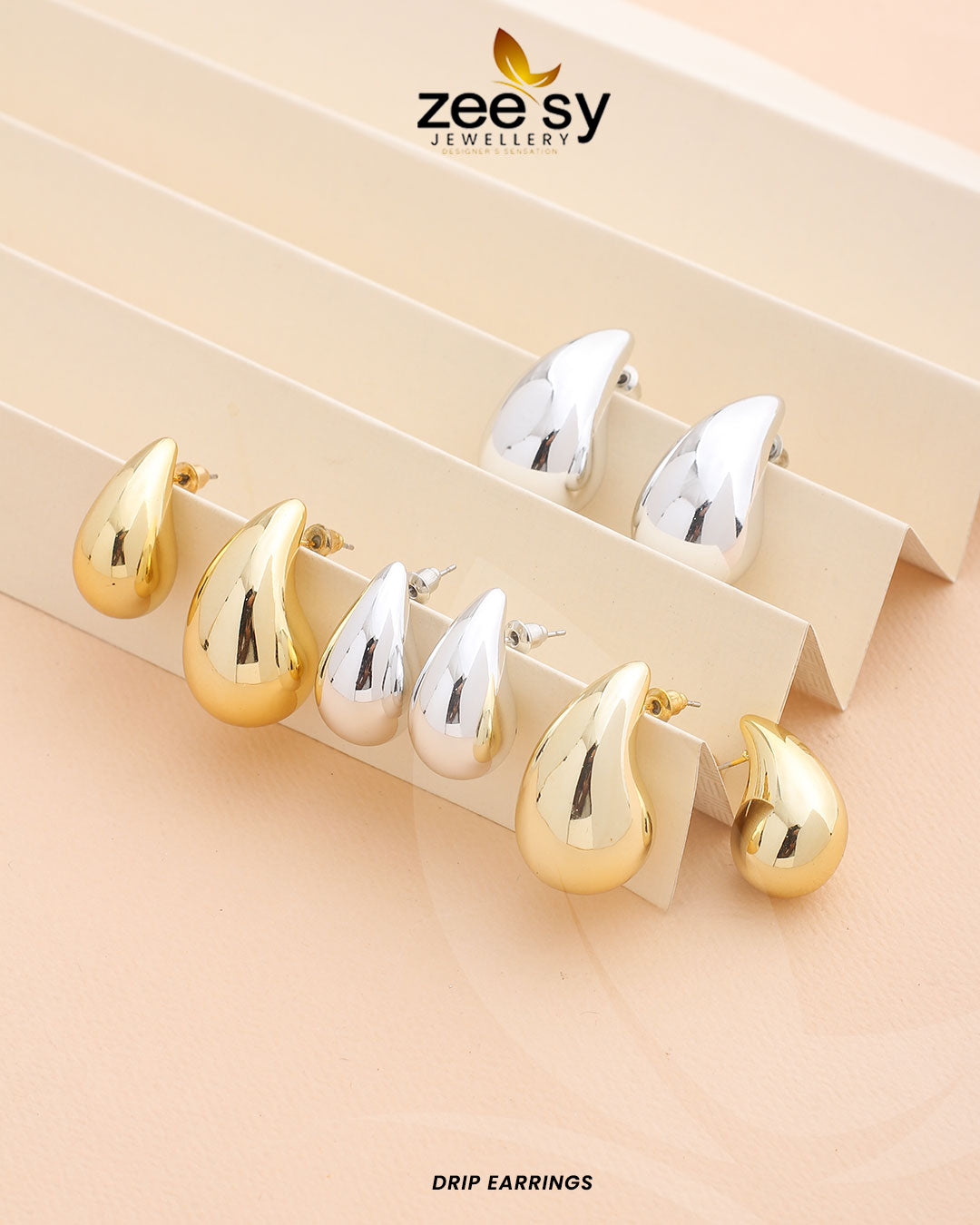 Drip Earrings - Libasekhas
