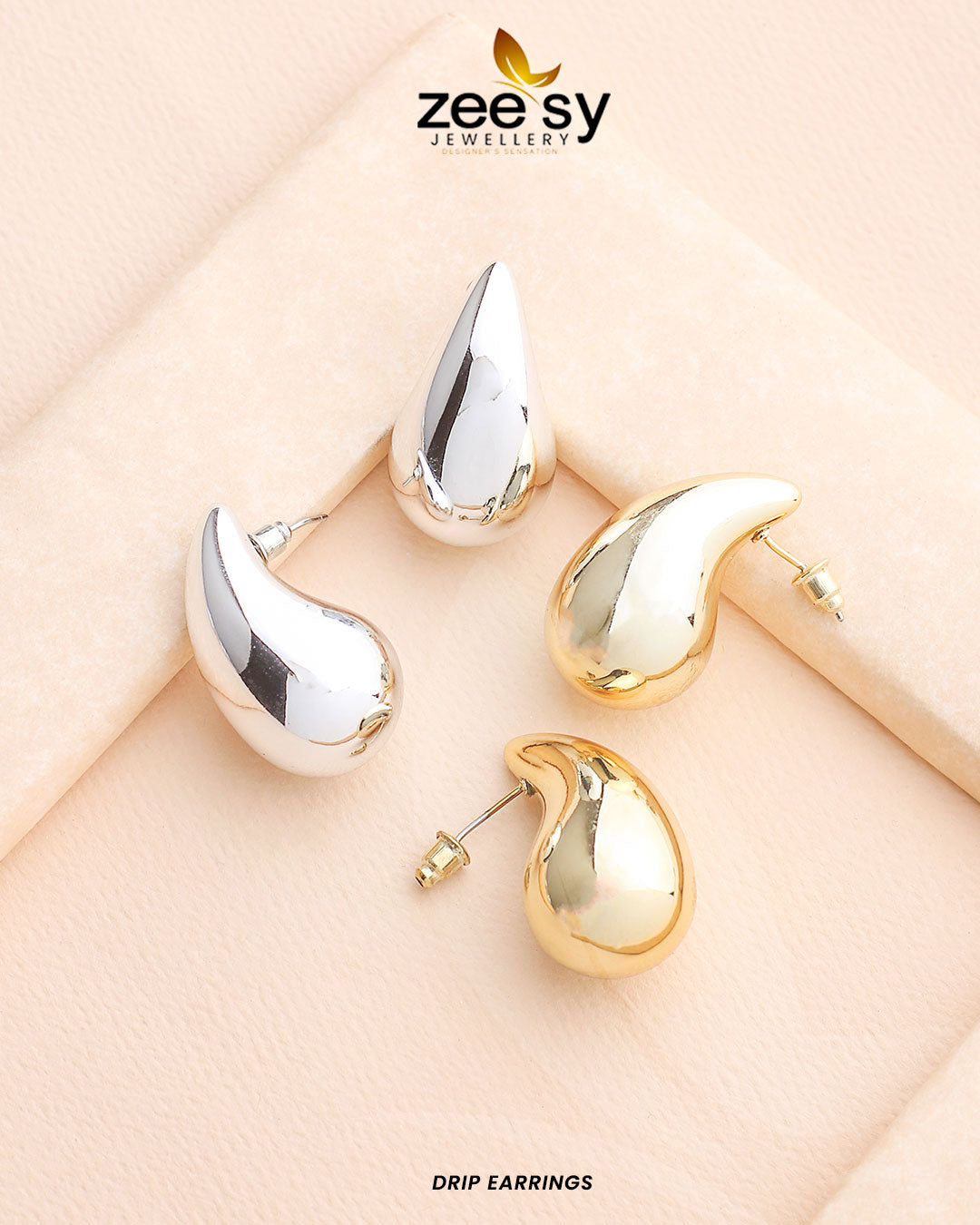 Drip Earrings - Libasekhas