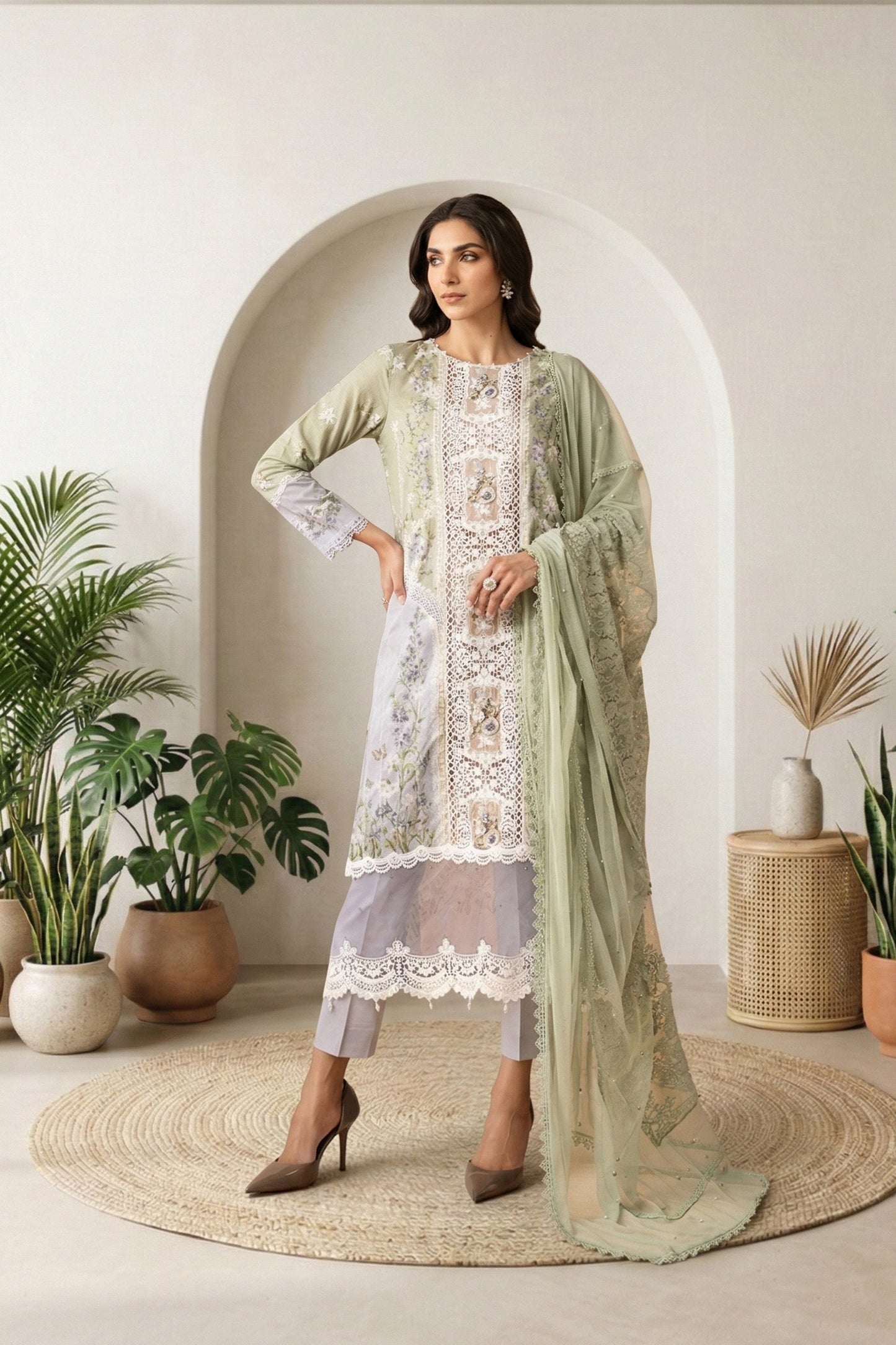 Maria B | Eid Collection 26 | 3 Piece Embroidered Lawn Suit
