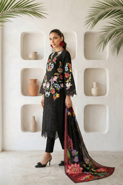 Maria B | Eid Collection 26 | 3 Piece Embroidered Jacquard Lawn Suit