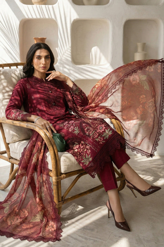 Maria B | Eid Collection 26 | 3 Piece Embroidered Lawn Suit