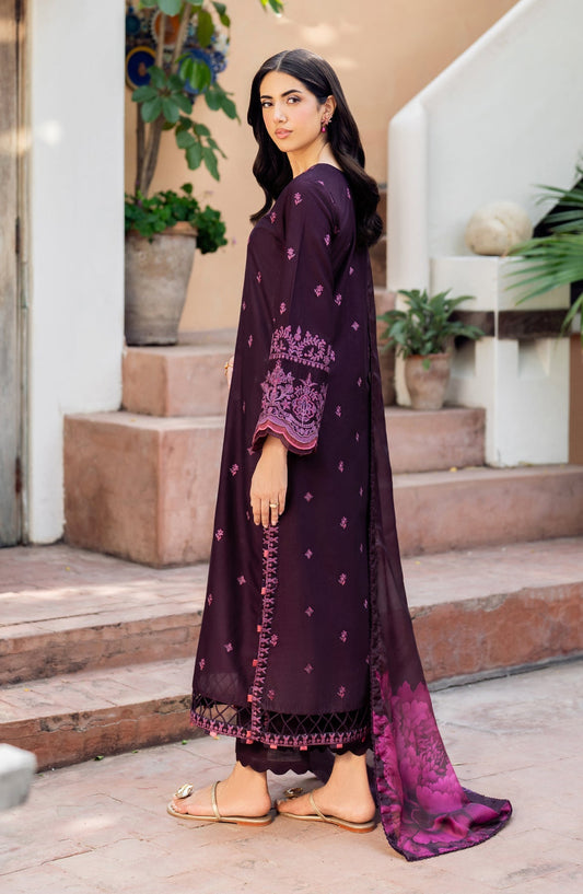 Zarif | Nura Textured Lawn 25 | FAHA