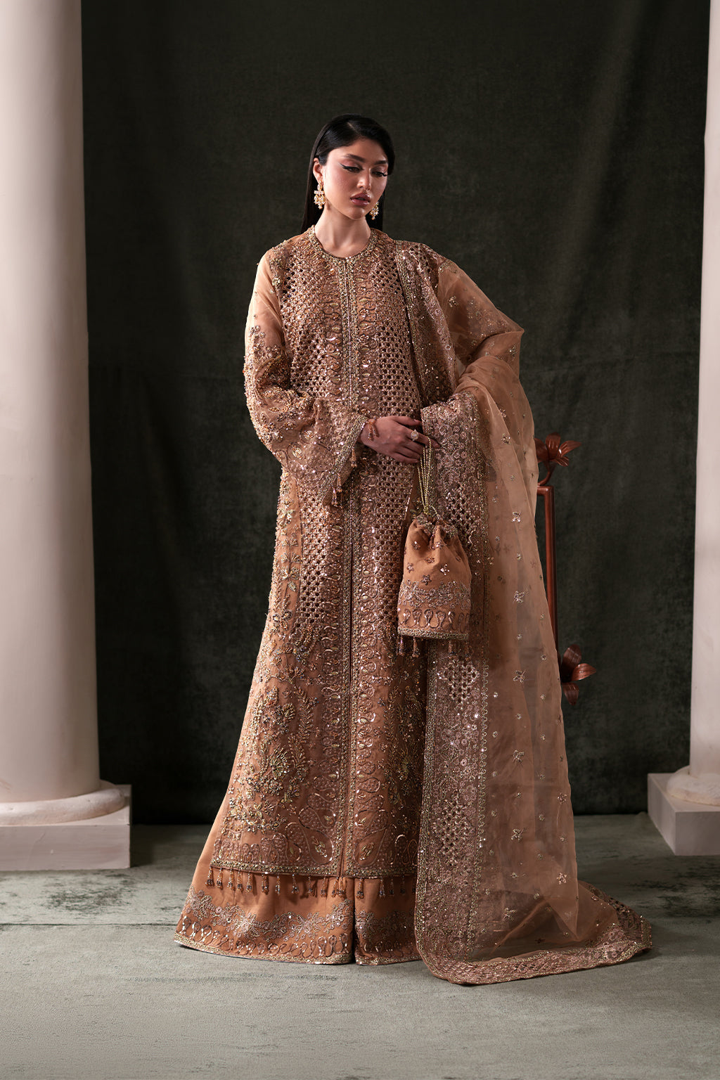 Emaan Adeel | Starlit Jewels | Hessonite - S0484