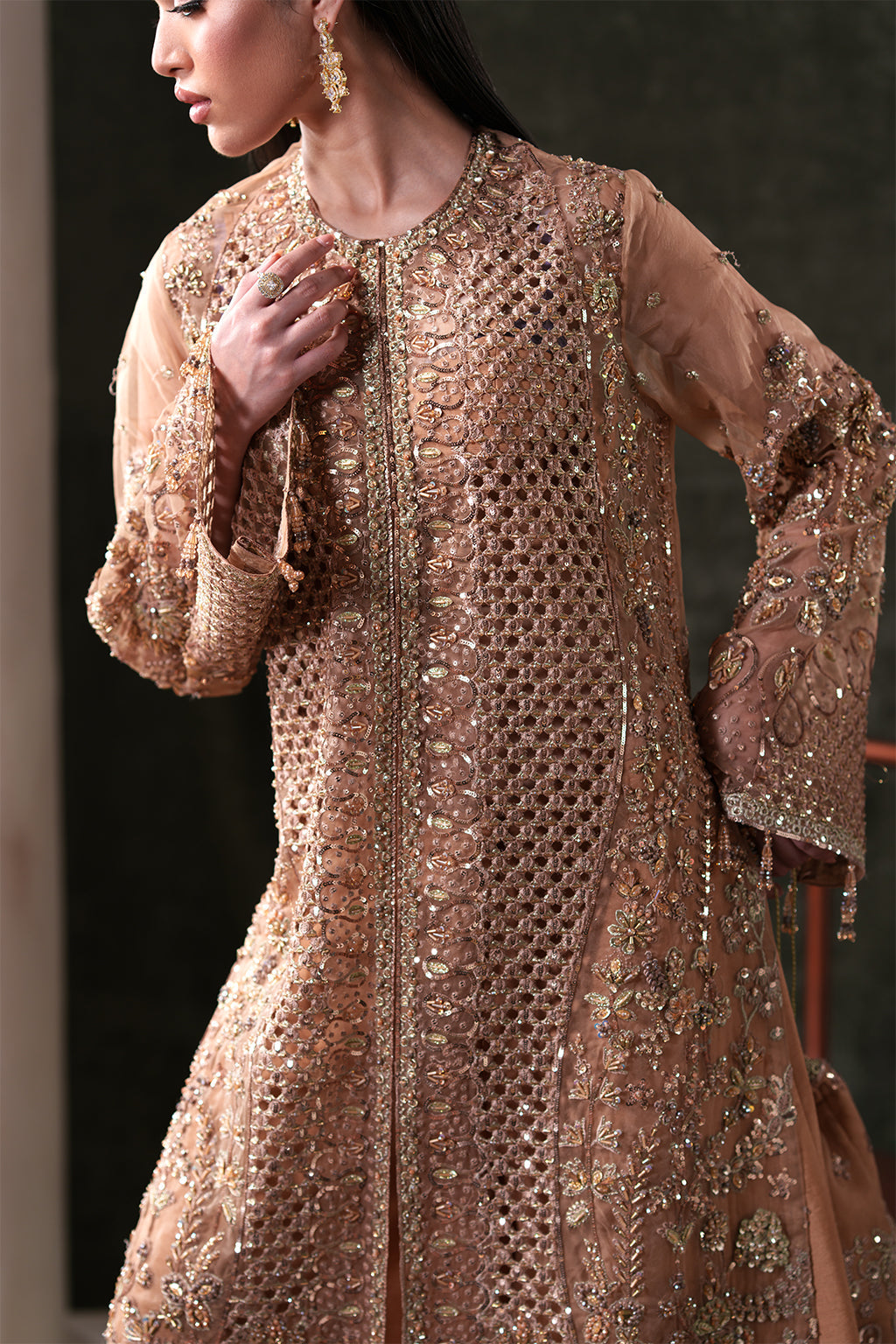 Emaan Adeel | Starlit Jewels | Hessonite - S0484