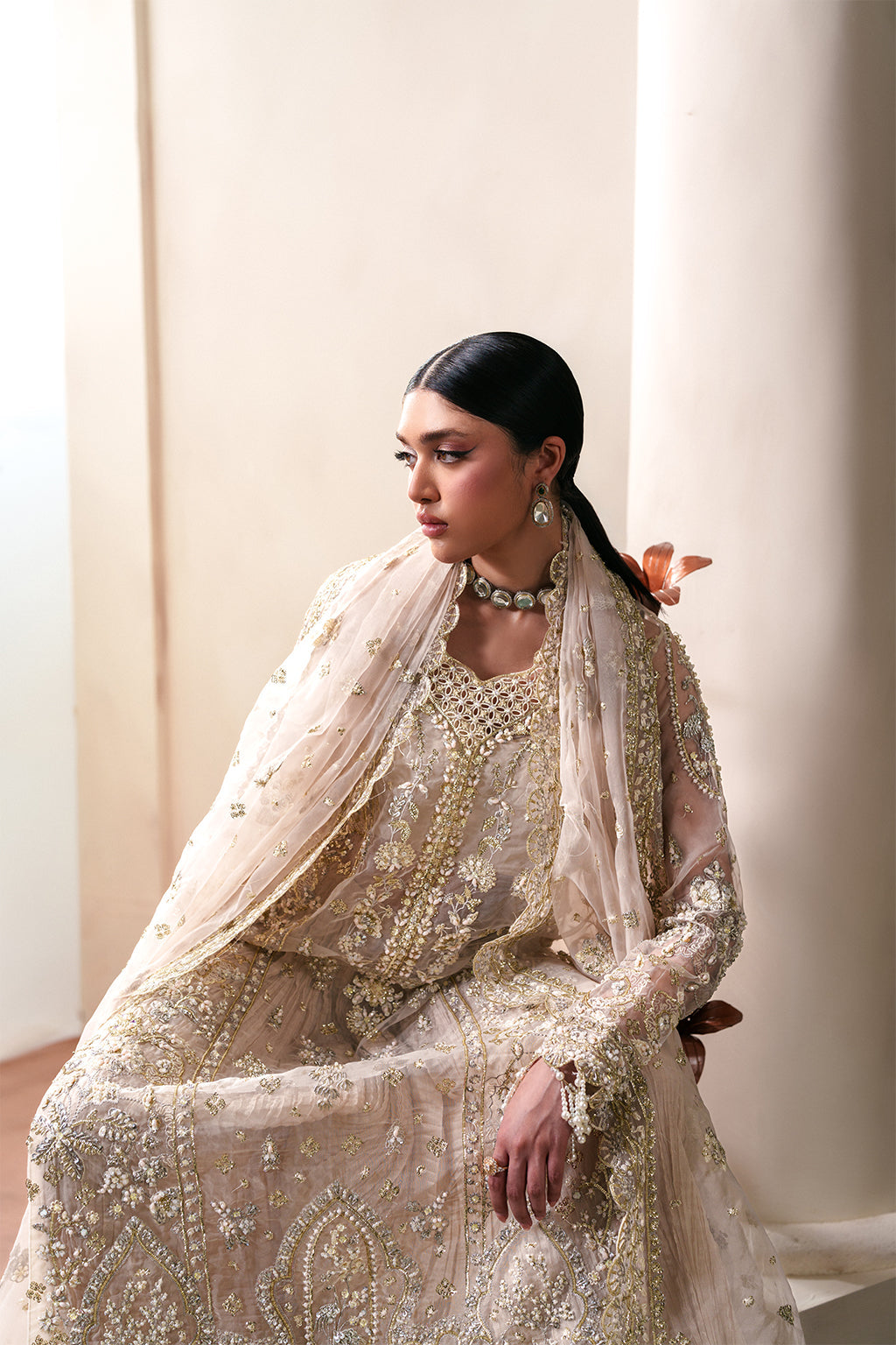 Emaan Adeel | Starlit Jewels | Howlite - S0486