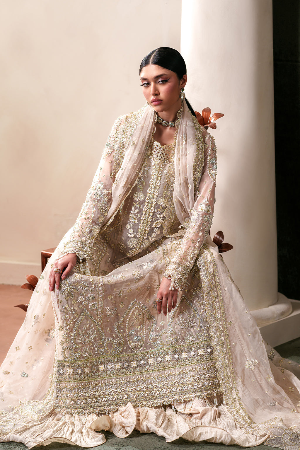 Emaan Adeel | Starlit Jewels | Howlite - S0486