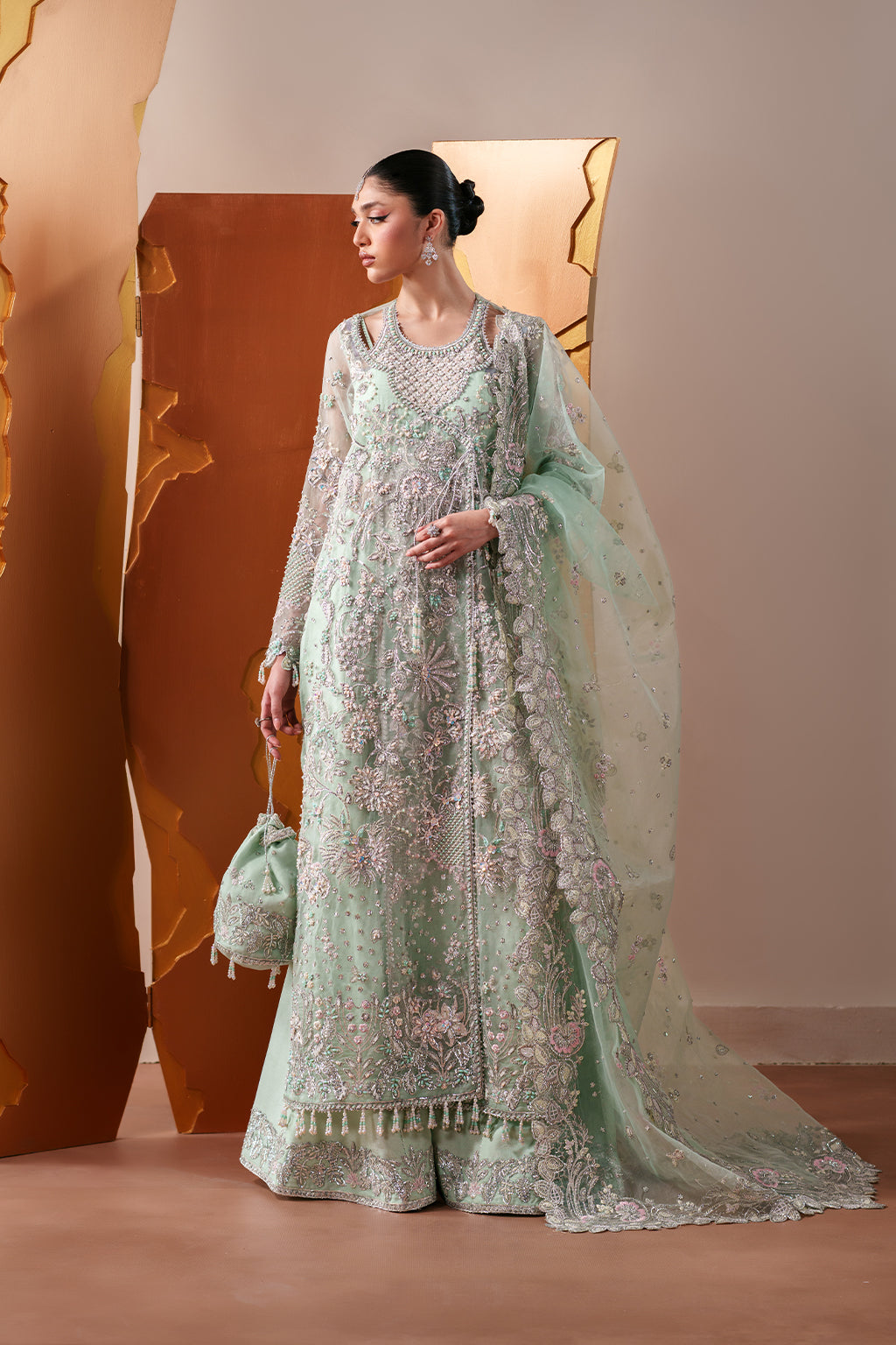 Emaan Adeel | Starlit Jewels | Moonstone Gleam - S0487