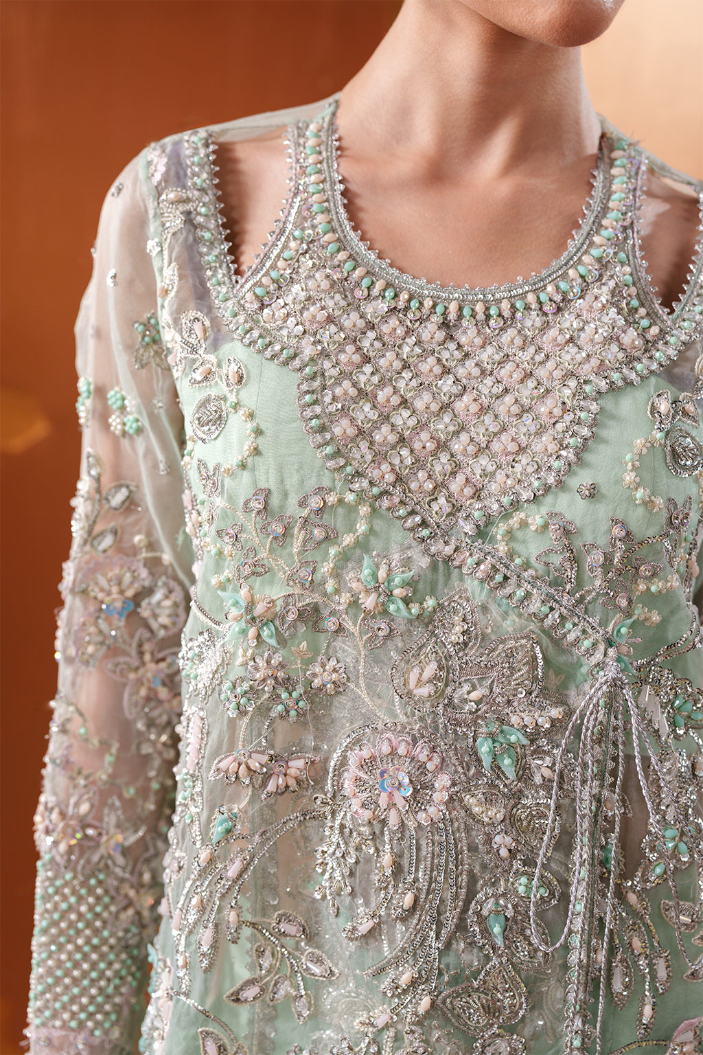 Emaan Adeel | Starlit Jewels | Moonstone Gleam - S0487