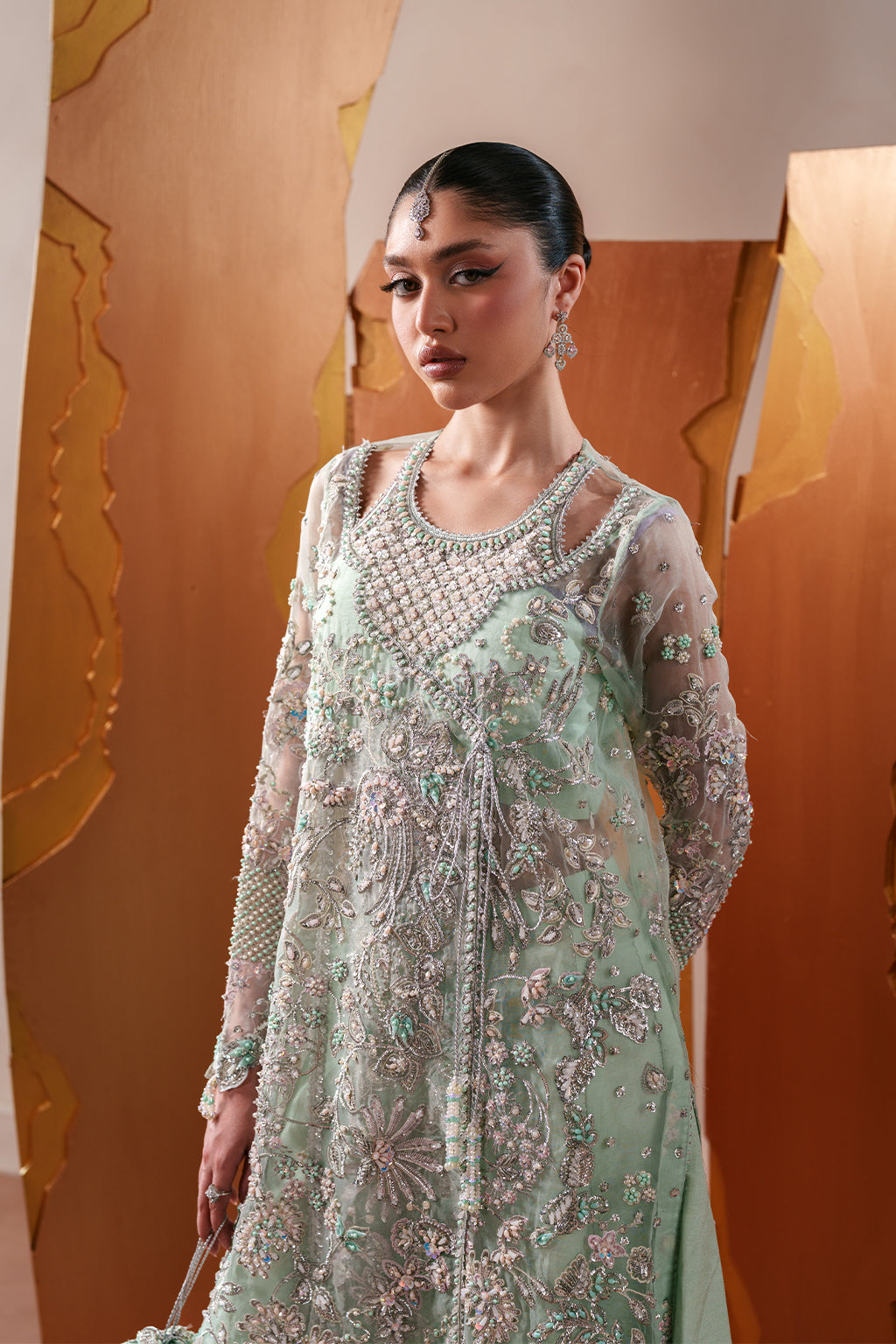 Emaan Adeel | Starlit Jewels | Moonstone Gleam - S0487