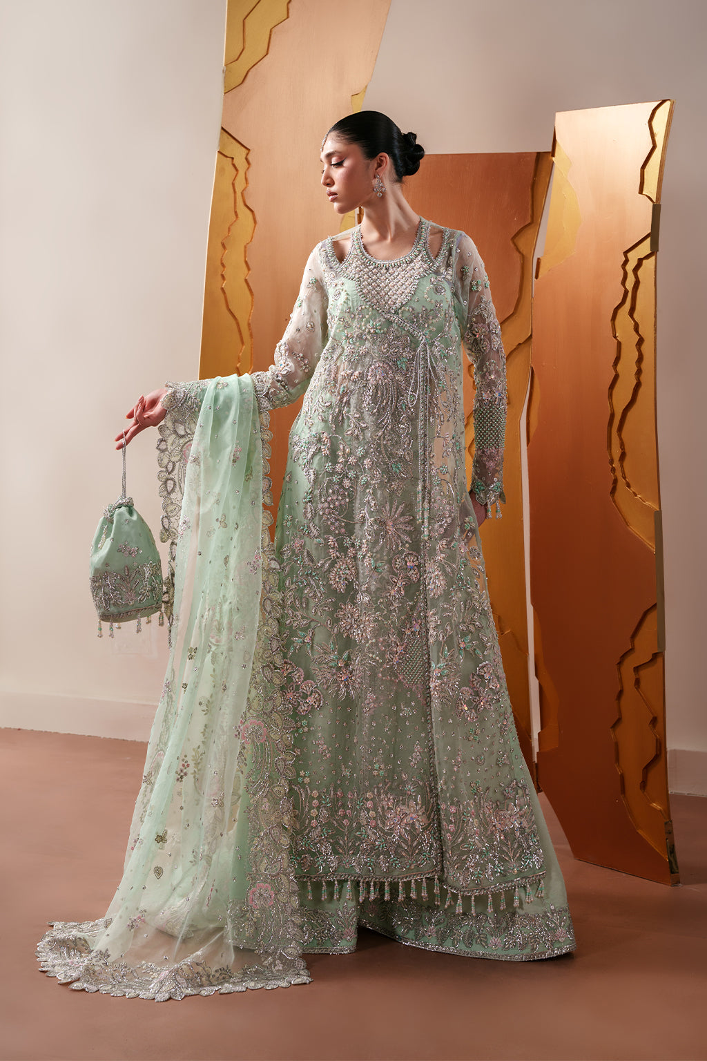 Emaan Adeel | Starlit Jewels | Moonstone Gleam - S0487