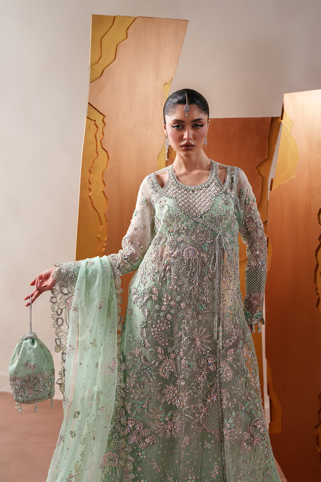 Emaan Adeel | Starlit Jewels | Moonstone Gleam - S0487