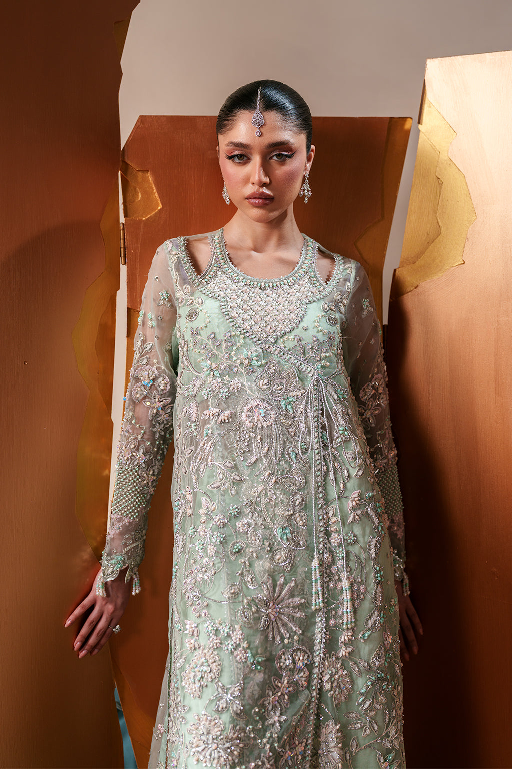 Emaan Adeel | Starlit Jewels | Moonstone Gleam - S0487
