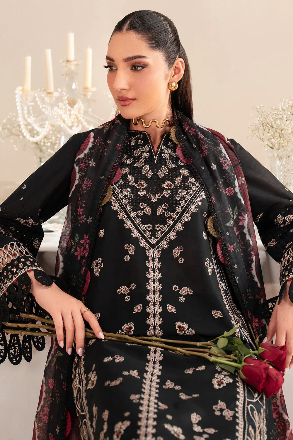 Jazmin | Iris EMBROIDERED LAWN IL'25-D07
